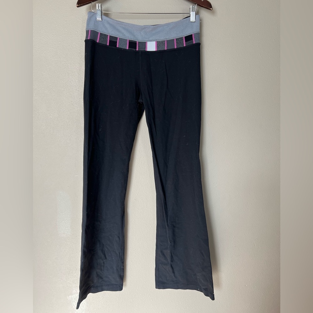 Black Lululemon flare leg pants!